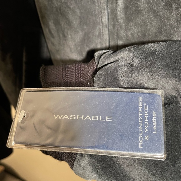 ❤️…. New with tag black suede leather jacket - Picture 4 of 8